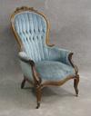 High-Back Victorian Arm Chair Before